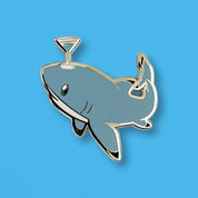 Friendly Frostbite Cocktail Enamel Pin by Cocktail Critters
