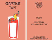 Grapefruit Twist Pin