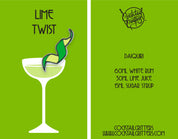 Lime Twist Pin