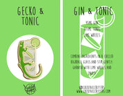 Gecko & Frogs Pin set