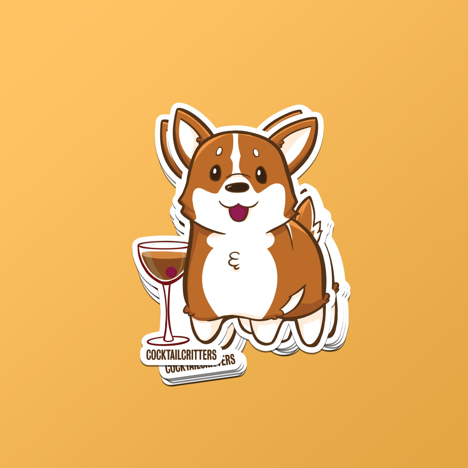 Animal Cocktail Stickers