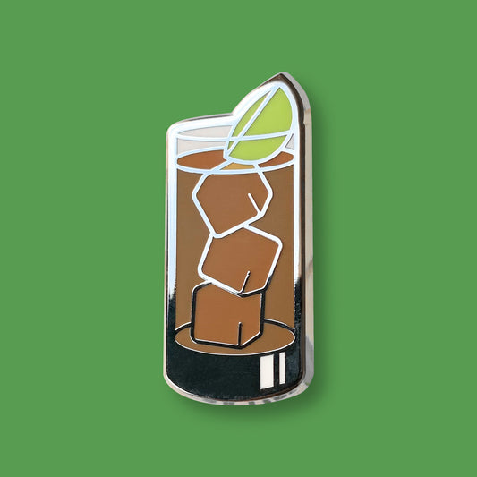 Cuba Libre Cocktail Pin by Cocktail Critters
