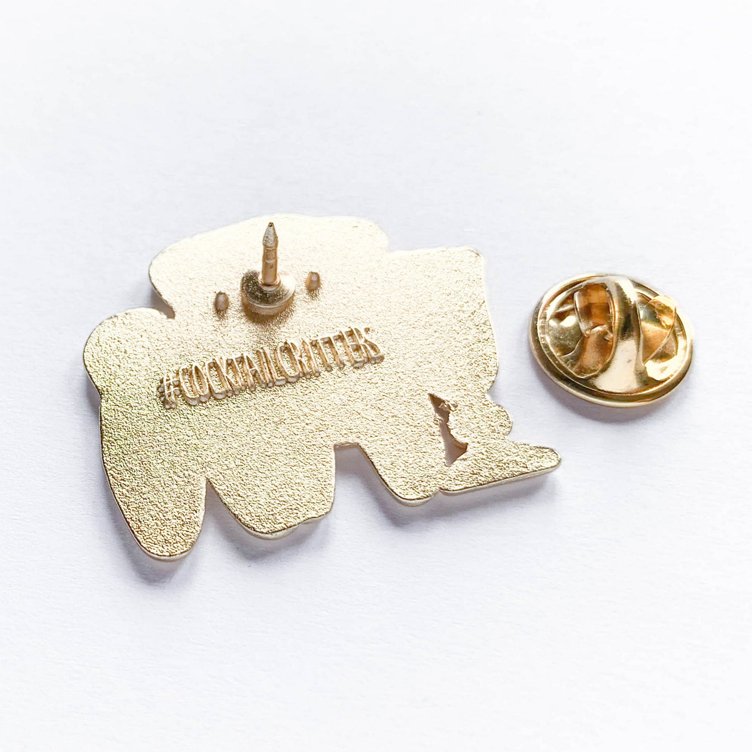 Pug & Irish Coffee Cocktail Hard Enamel Pin by Cocktail Critters