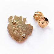Pumpkin Punch & Black Cat Hard Enamel Pin by Cocktail Critters