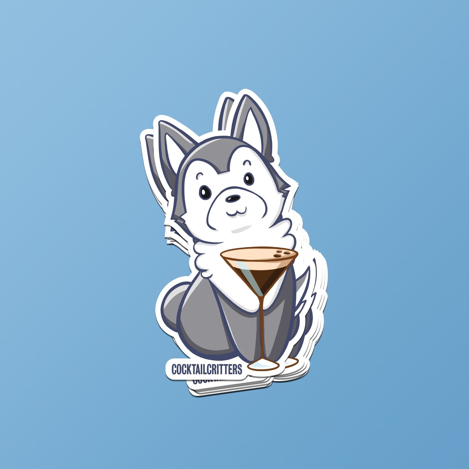 Animal Cocktail Stickers