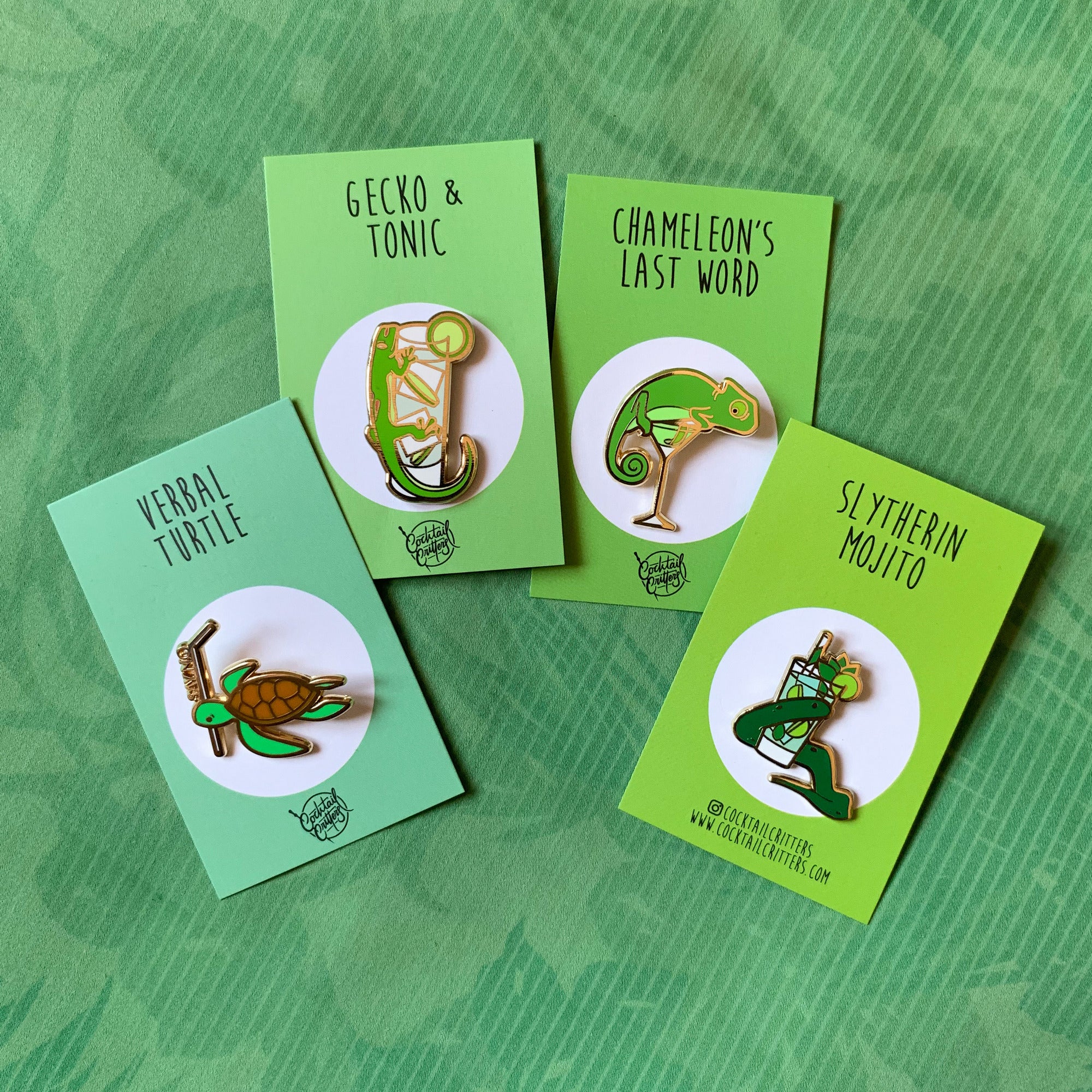 Reptile Quad Pin Set