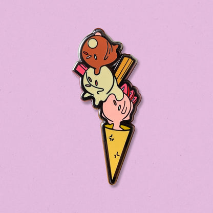 Ice Cream Food Frenzy Enamel Pin by Really Good Pins