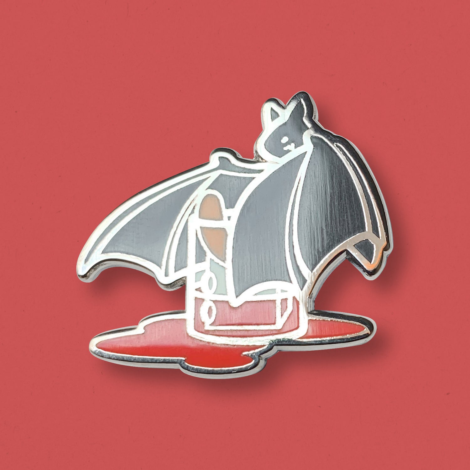 Count Negroni Cocktail Hard Enamel Pin by Cocktail Critters