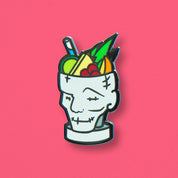 Zombie Cocktail Enamel Pin by Cocktail Critters