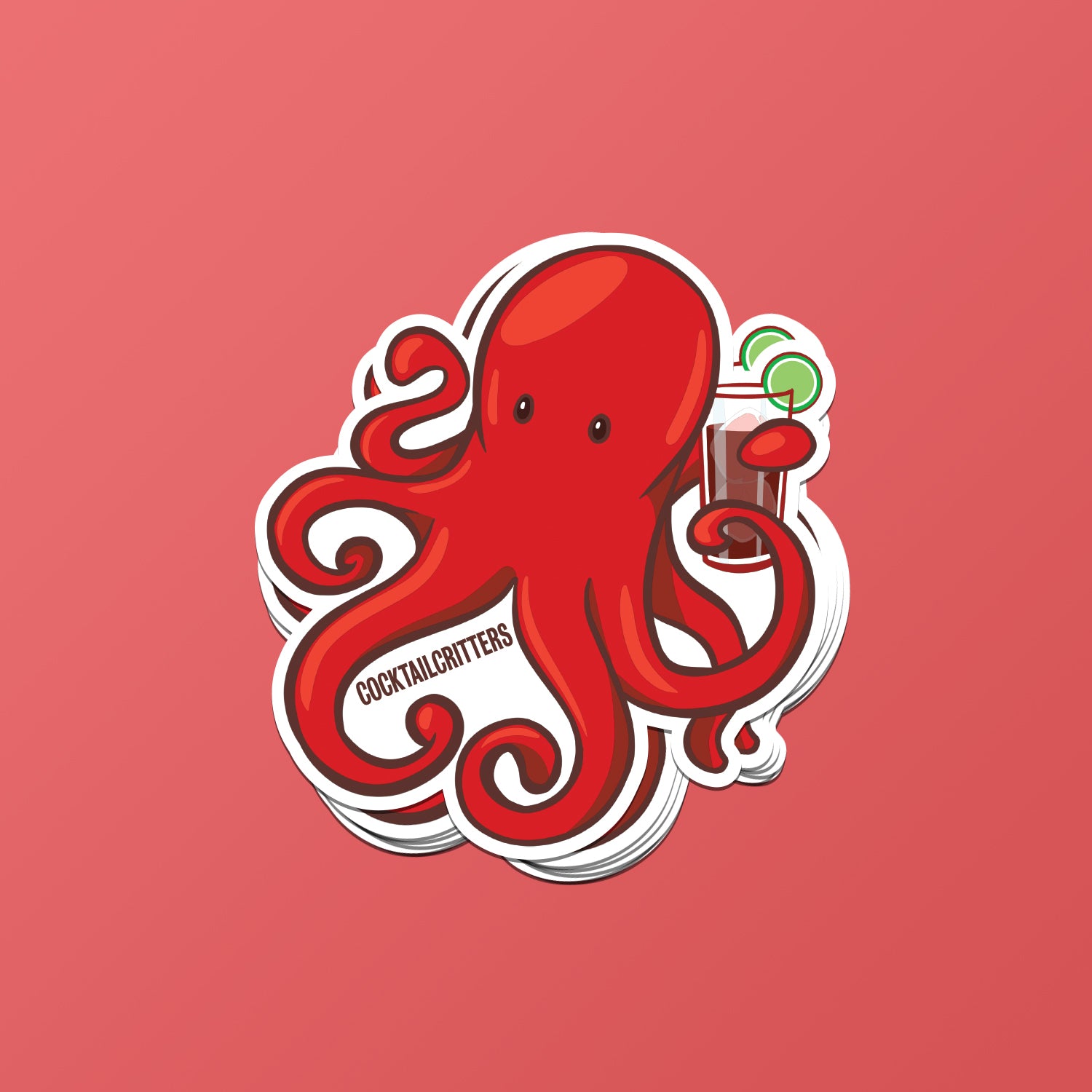 Animal Cocktail Stickers