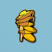 Pancakes Food Frenzy Enamel Pin by Really Good Pins