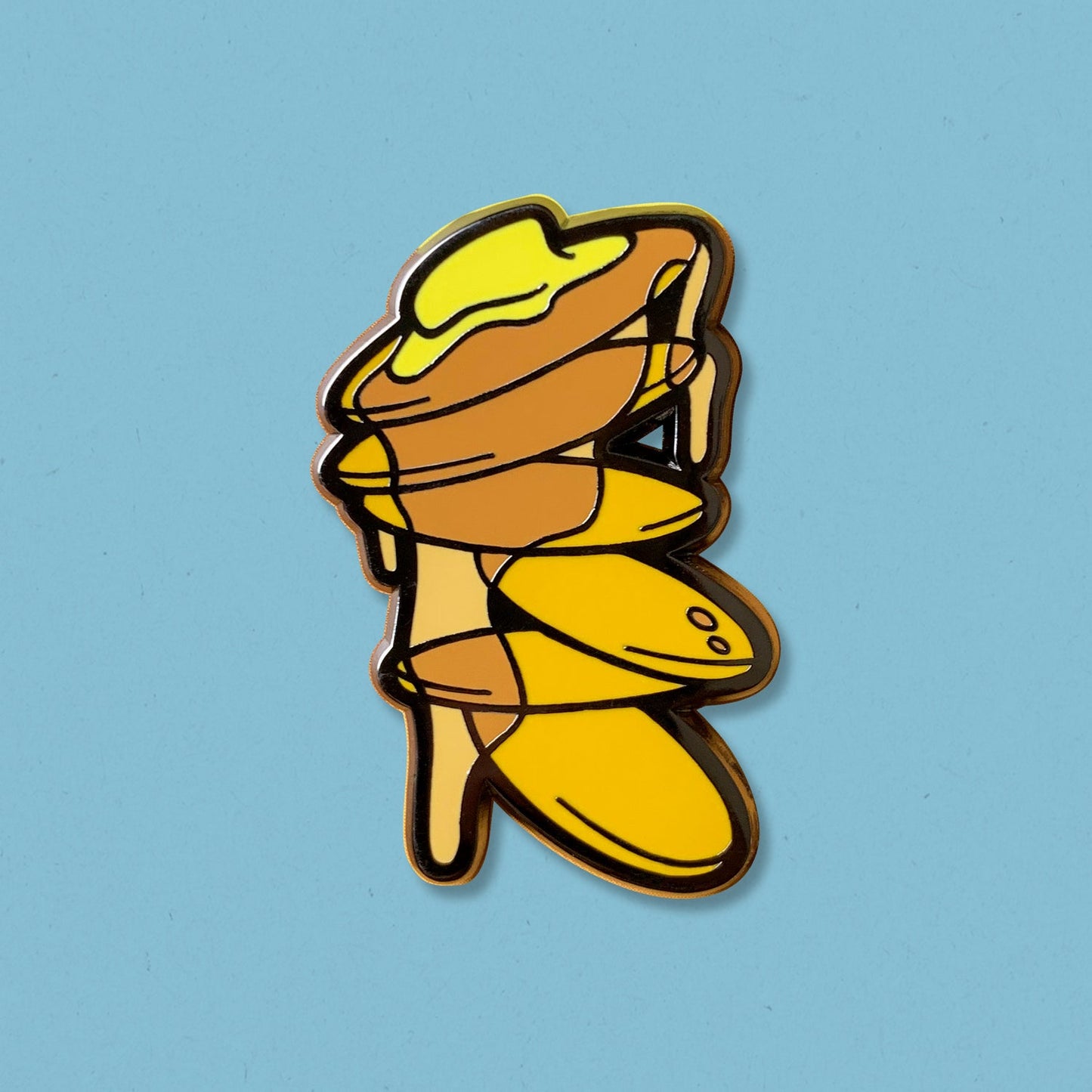 Pancakes Food Frenzy Enamel Pin by Really Good Pins