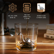 Scotch Ness Critter Whisky Stone is Made from Stainless Steel