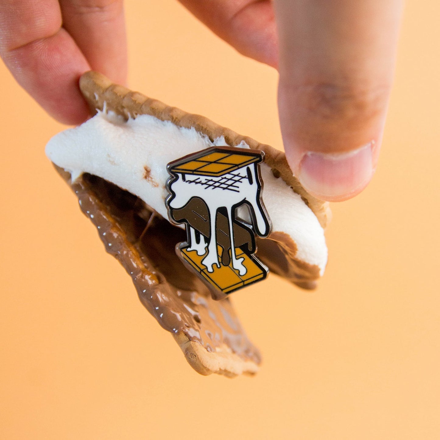 S'mores Food Frenzy Enamel Pin by Really Good Pins