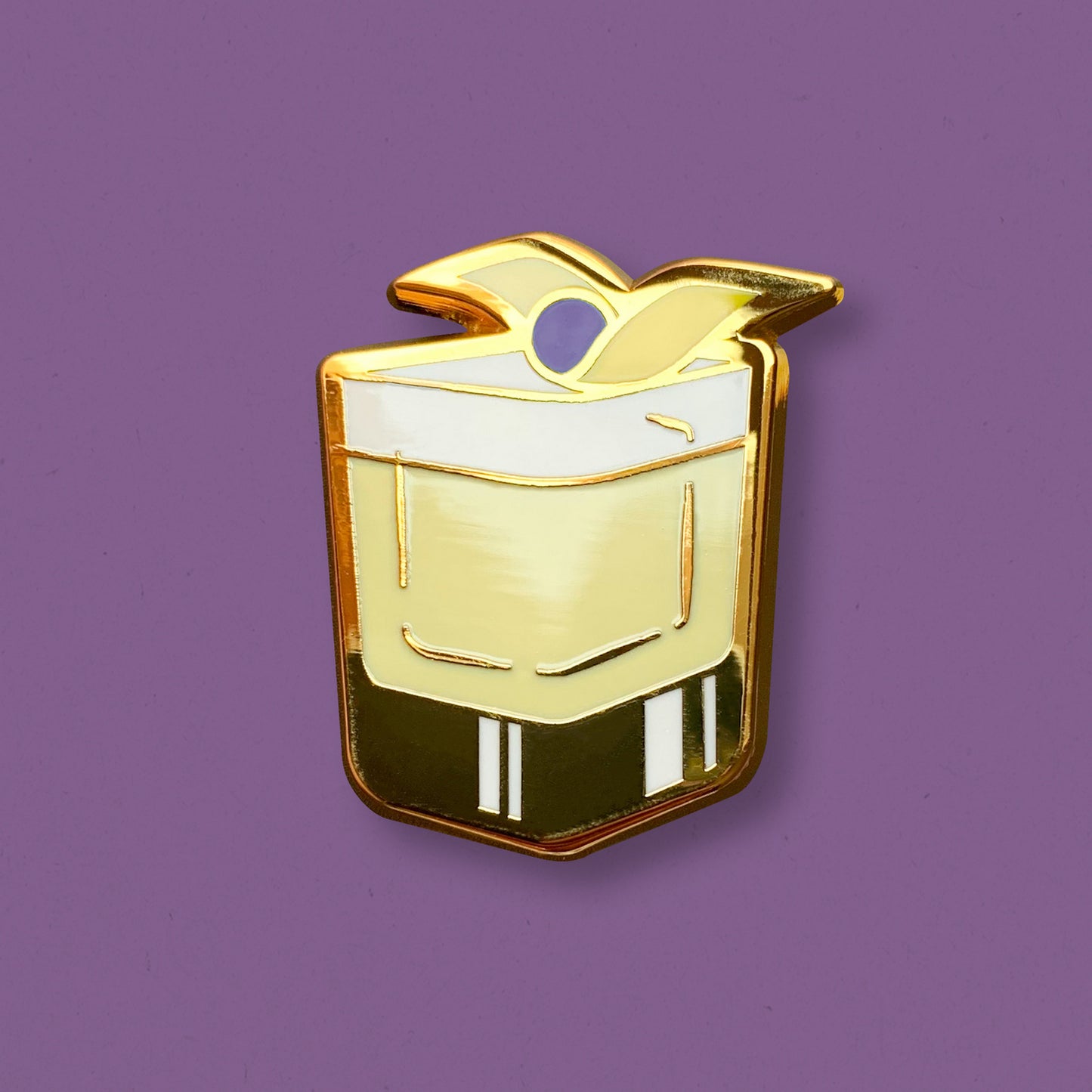 Whisky Sour Cocktail Pin by Cocktail Critters