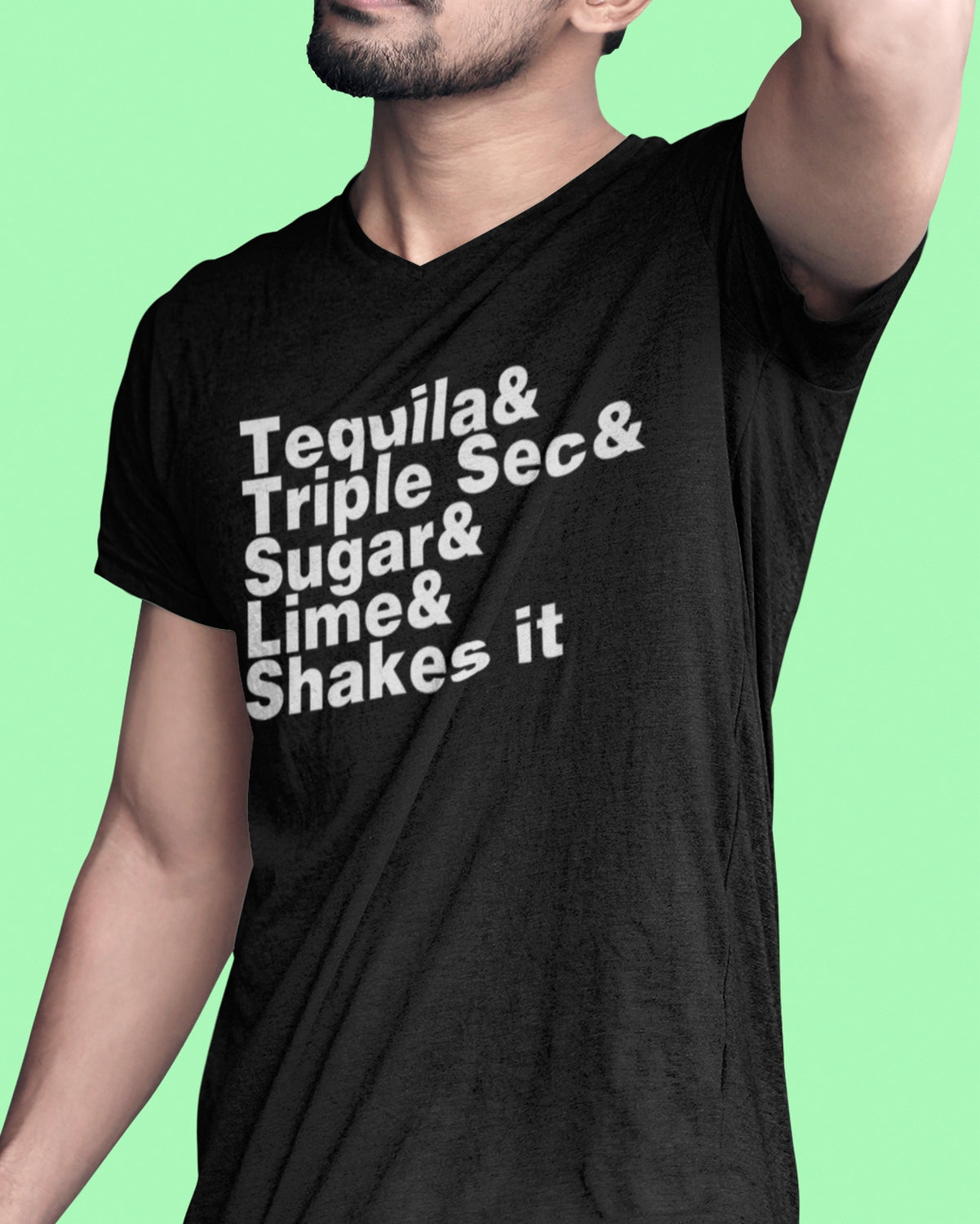 Camiseta unisex Tequila &amp; Triple Sec &amp; Lime &amp; Sugar &amp; Shakes It 