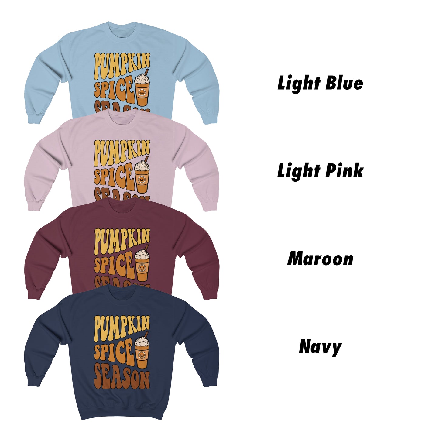 Pumpkin Spice Season (Colorful) Sweater