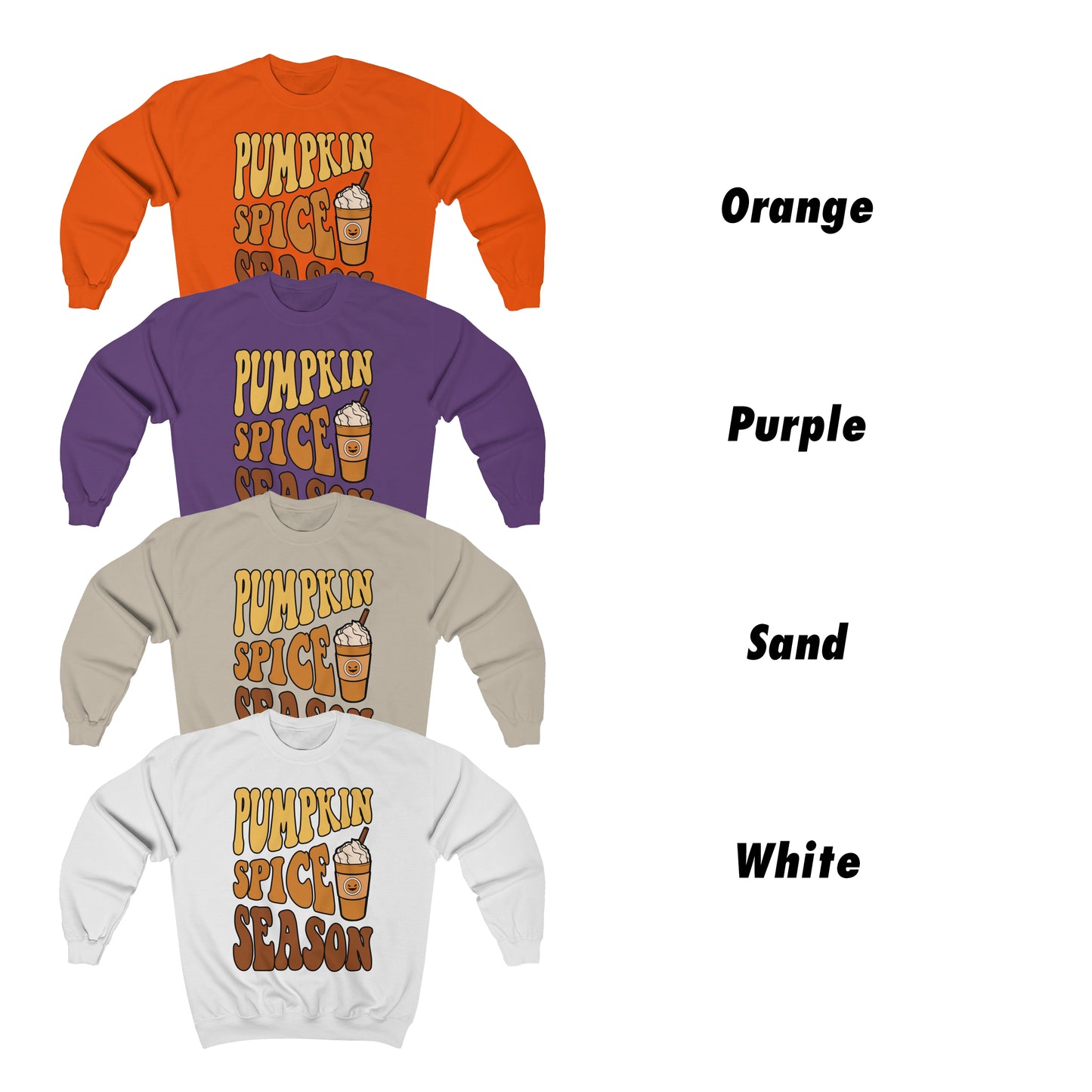 Pumpkin Spice Season (Colorful) Sweater